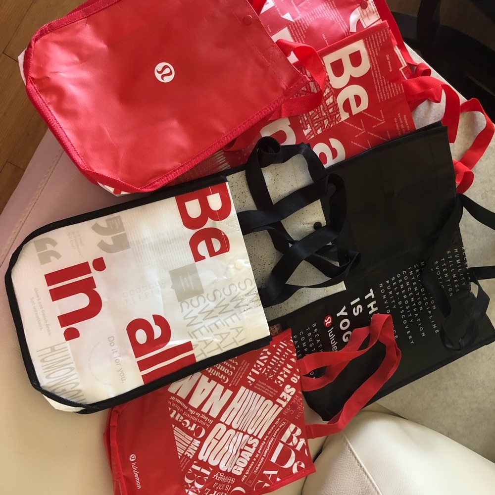 7 lululemon reusable bags